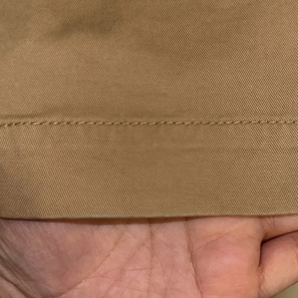 GAP 14 NWT Khaki Tan Cotton Adjustable Waist Stretch Shorts